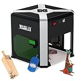 laser grabado metal TALLA PEQUEÑA. LÁSER POTENTE: ¡Su potencia láser de 3000 mW lo hace poderoso y hace que grabar en superficies más duras sea muy fácil! Los materiales de grabado incluyen: cartón, madera, cuero, tela, bambú, plástico, acrílico, papel cortado u otros materiales inflamables (como fundas de teléfonos móviles, ratones, tarjetas de visita, carteras). Nota: el acero inoxidable, el metal, el vidrio, el cristal y los materiales transparentes o translúcidos no se pueden grabar.