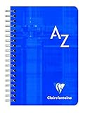 Con ordenación alfabética Clairefontaine Metric - Libreta con espiral con ordenación alfabética (9.5 x 14 cm, 2 unidades), colores diversos