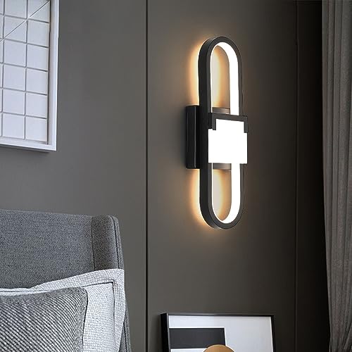 Apliques de pared lineales ultrafinos con iluminación LED decorativa para interiores 4