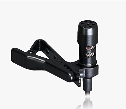 CandyQ Omnidirectional Clip-on Condenser Microphone for Apple iPhone, iPad, iPod Touch, Samsung Android and Windows Smartphones Film Interviews Voval Video Recording
