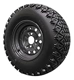 Antego Tire & Wheel 25x10.00-12 Tire with 4 Hole Wheel Assembly for Kubota RTV’s 900, 1100, 1140 UTV’s...