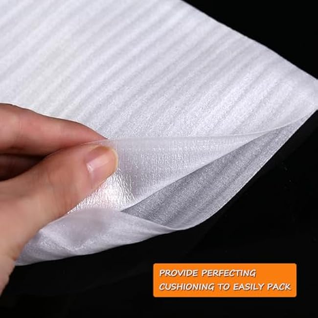 100Pcs Large Cushion Foam Pouches, 16X12 Foam Pouches for Moving, Packing, Transportation and Storage, Foam Wrap Pouches for Extra Protect Fragile Items