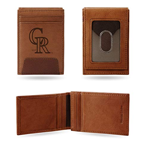 Portefeuille de poche avant Rockies en cuir contre les poches encombrées