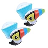 Inflatable Swim Arm Band Cute Toucan Pattern PVC Inflatable Swimming Arm Sling for 3 to 6 Years Old Children Beginner