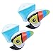 Inflatable Swim Arm Band Cute Toucan Pattern PVC Inflatable Swimming Arm Sling for 3 to 6 Years Old Children Beginner
