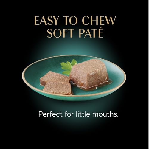 Image of Sheba Perfect Portions Kitten Wet Food,Pate Cat Food Wet Entree,Chicken Recipe,2.6 oz. Twin-Pack Trays (,48 Servings),24 Count (Pack of 2)