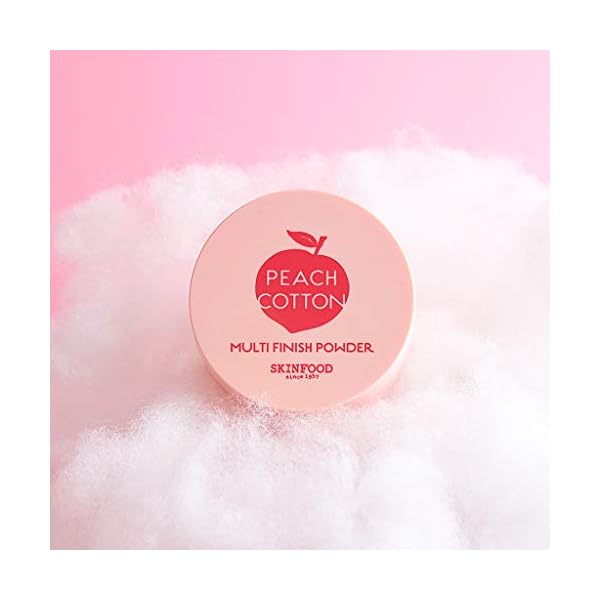 SKINFOOD-Peach-Cotton-Multi-Finish-Powder-5g-Korean-Peach-Extract-Calamin-Sebum-Control-Face-Powder-Silky-Setting-Powder-Setting-Powder-for-Oily-Skin-Sweet-Peach-Scent-for-Soft-Skin SKINFOOD Peach Cotton Multi Finish Powder 5g - Korean Peach Extract & Calamin Sebum Control Face Powder - Silky Setting Powder - Setting Powder for Oily Skin - Sweet Peach Scent for Soft Skin