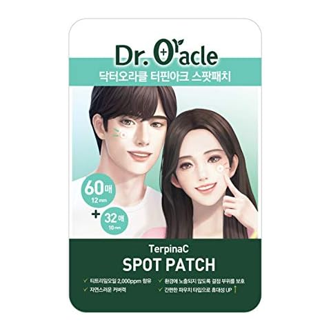 DR.ORACLE TerpinaC™ Spot patch - Acne Pimple Master Patch, pimple patches, acne pimple patch, Blemish spot, Dermatologist Tested, 92 patches (2 Sizes) 12mm, 10mm Cover