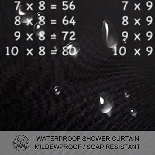 Rideau de douche chouette avec 12 crochets pour pose rapide