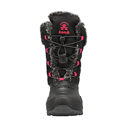 Kamik Girls' Star2 Waterproof Winter Boot Black 13 Medium US2