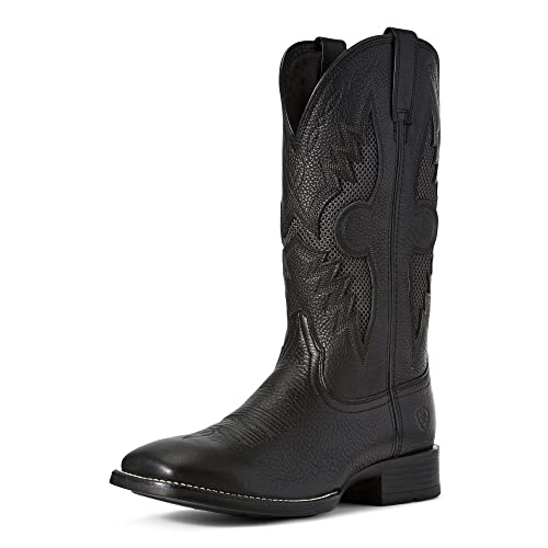 Ariat Men's Solado Venttek Western Boot, Black Carbon, 10EE by ARIAT - Used condition - US$131.05