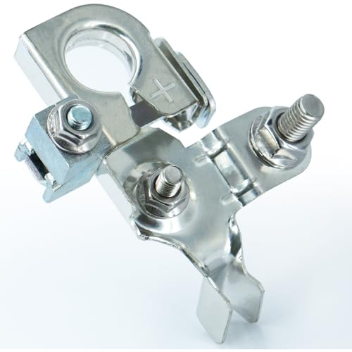 Battery Cable Clamp Corrosion Repair - 2012-2019 Ford & Lincoln 4 Positive Battery Terminal Clamp Compatible Replacement for Selected Ford Vehicles Like F150 Edge Mustang Focus Navigator etc. Car Battery Connector by KeeRoarin