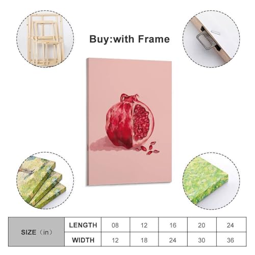 Affiche grenade JIDUHON 20x30cm style cadre pour decoration - 2