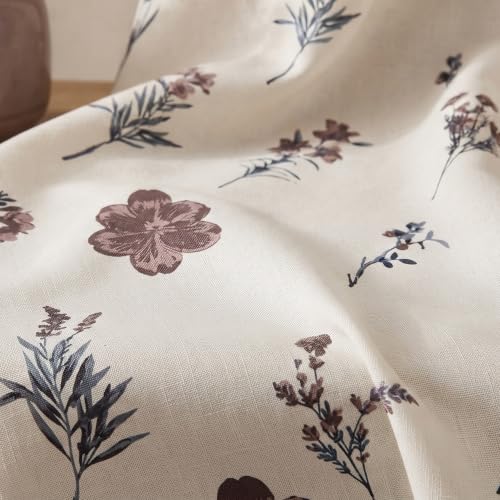 Image of HOMEMONDE King Size Bedsheet | Cotton Flat Sheet with Two Pillow Cover | 186 TC |Floral Design| All-Season Soft Bedsheet for King Bed (108 x 108 Inch /274 x 274 cm, Prairie Charm)