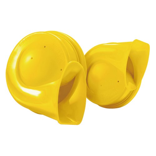 Hella 012010821 Yellow Trumpet Horn Kit, 12 V, 400/500 Hz (Universal Fit) #TOP20