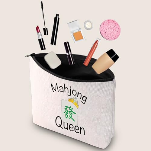 Bolsa de viaje con diseño Mahjong y cierre de cremallera miniatura 3