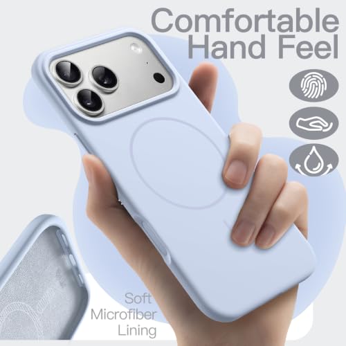 Image of JETech Magnetic Silicone Cover Case for iPhone New Pro, Light Blue