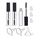 Produktbild Ouneed - 10 Ml Leere Mascara Tube Eyeliner Flasche Lipgloss Röhrchen Fläschchen Containern mit Stäben Bürsten und Gummi-Einsätze, Trichter für Rizinusöl Empty Wimpern Rohr Mascara Tube