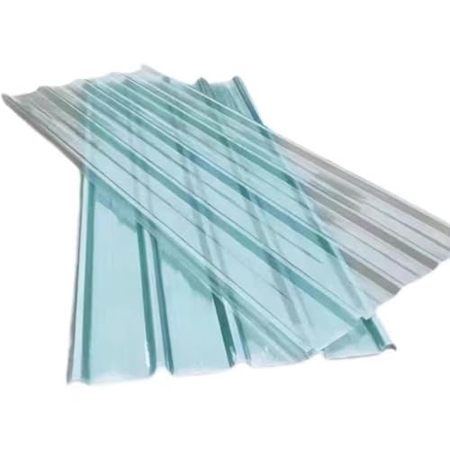 Láminas de Techo Transparentes, Láminas Corrugadas de 1,2 mm, 5 Paneles de Techo para Invernadero, para Jardinería, Gallineros y Cocheras(0.9x1.2m/35x47in)