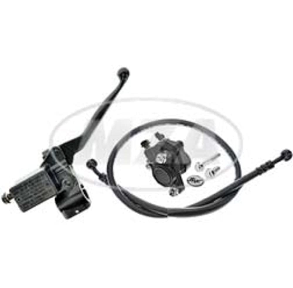 Kit cilindro freno a mano con pinza freno, tubo del freno 720 mm - S51, S53, S70, S83