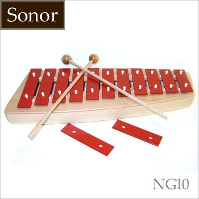Amazon.co.jp: ゾノア社 SONOR 鐘の響 メタルフォン NG-10 鉄琴 : 楽器