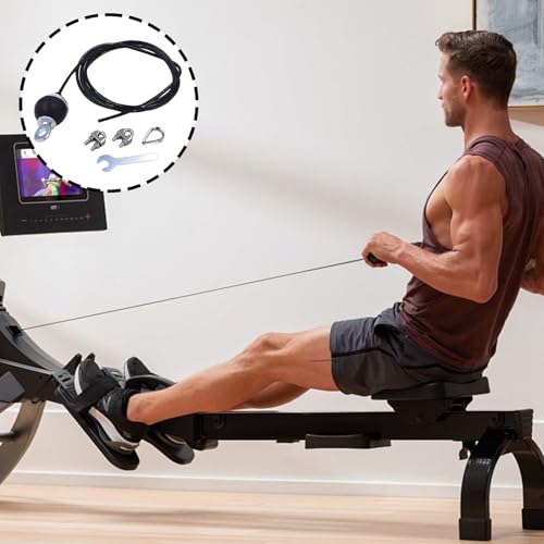 Cuerda de tracción de acero resistente ajustable para poleas y pesas de fitness 3
