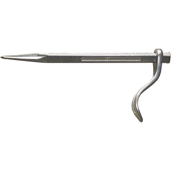 VBW Bertool Professional Concrete and Plaster Hooks 150 x 85 mm with Rotating Head Forged Hardened Tip Pack of 20 Made in Germany