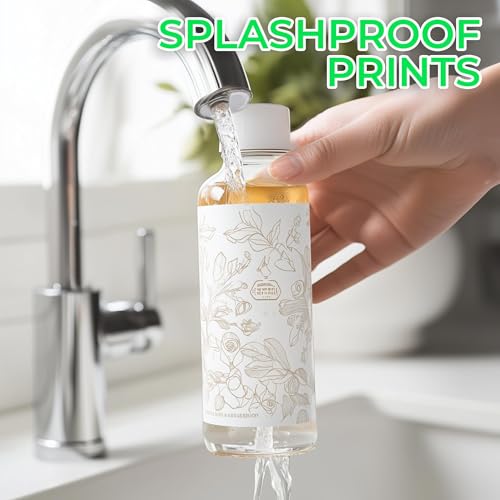 Evergreen Goods 50 Feuilles A4 Blanches Etiquettes Autocollantes Papier Pour L'impression De Photos Et D'images | Papier Stickers a Résistantes Aux éClaboussures Pour Imprimantes à Jet D'encre & Laser – vue 3