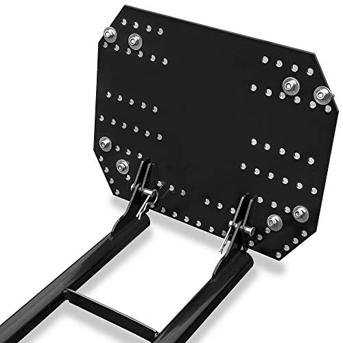 Stark USA 96217 Snow Plow Blade 56\" w/Frame Mount for ATV/UTV Universal All-Terrain Dump Bucket 4-Wheeler Shovel Skid