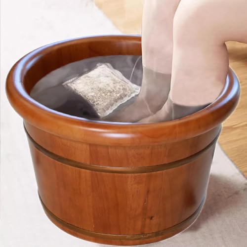 Spa de pies de madera para pedicure y relajación miniatura 3