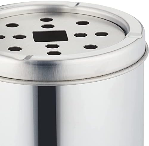 Free Standing Stainless Steel Ash Tray Outdoor Rubbish Bin Dust Cigarette Ashtray Stand (1)