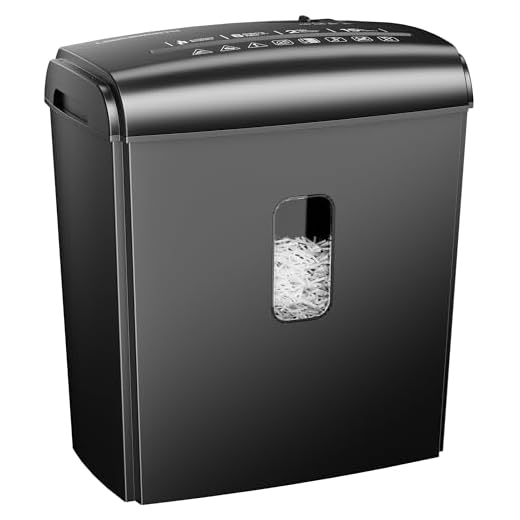 Locksworth 8-Sheet Micro Cut Shredder for Home Office, 4 Gallons Bin P-4 High Security Shredders for Papers/Credit Cards/Staples/Clips, Small Commercial Paper Shredder with Transparent Window