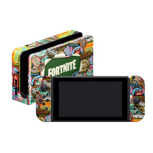 Razer Fortnite Console Skin: Switch OLED (2021) - Full Wrap - Premium 3M Cast Vinyl - Scratch Protection - Unique Designs & Finishes - Easy Application - Landscape 3
