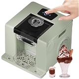 asdchZen Macchina Automatica per Ghiaccio Tritato, Tritaghiaccio Ad Alta capacità per Granite, Macchina per Dessert Ghiacciati per Ristoranti, Food Truck E Uso Domestico