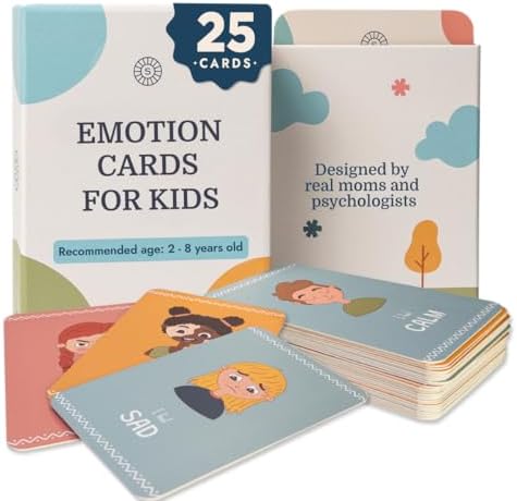 Samma Sati Emotion Flashcards – 25 Emotion Cards for Toddlers - H...