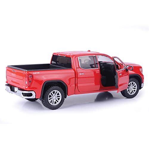 Motormax Scale Model Compatible GMC Sierra 1500 2019 Rojo 1:27 miniatura 3