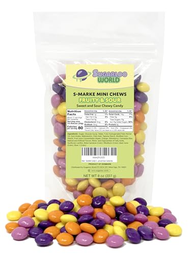 Caramelos ácidos veganos Chewy Candy 8oz miniatura 1