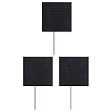 Mini panel solar ETFE de 0,8 W/6 V/0,13 A, kit de energía solar de silicona, 70 mm x 69,2 mm x 1,86 mm con salida ZH1,5 MM-2P (3 paneles solares de 0,8 W)