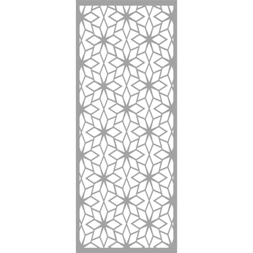 Image of 31 3 /8 inchW x 79 3 /8 inchH x 3 /8 inchT Lake Decorative Fretwork Wall Panels in Architectural Grade PVC
