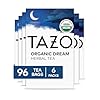 TAZO Organic DREAM Herbal Tea Bags, Caffeine-Free Bedtime Tea, Relaxing Chamomile and Lavender Blend, 96 Total Tea Bags (16ct – Pack of 6)