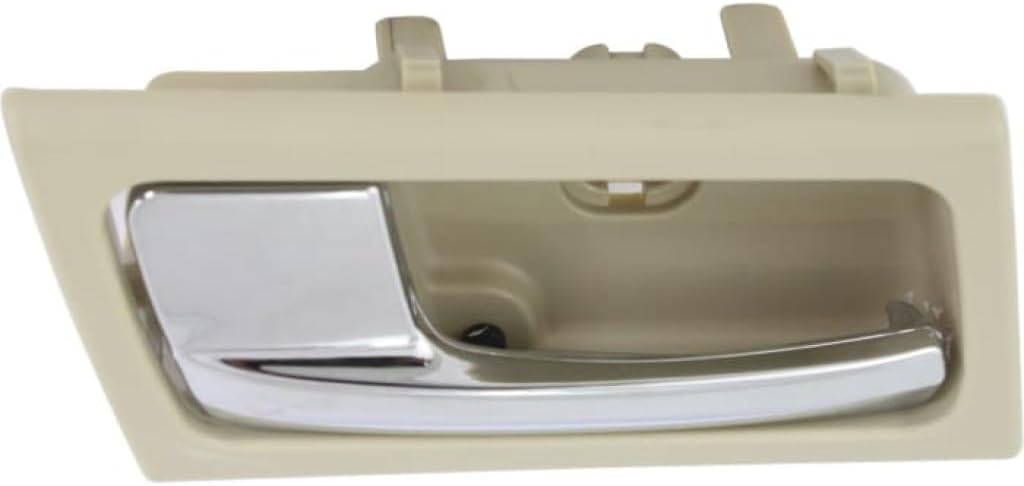 For Mercury Grand Marquis Interior Door Handle 2003-2011 Front OR Rear Driver Side Beige Bezel w/Chrome Lever | Trim:All Submodels