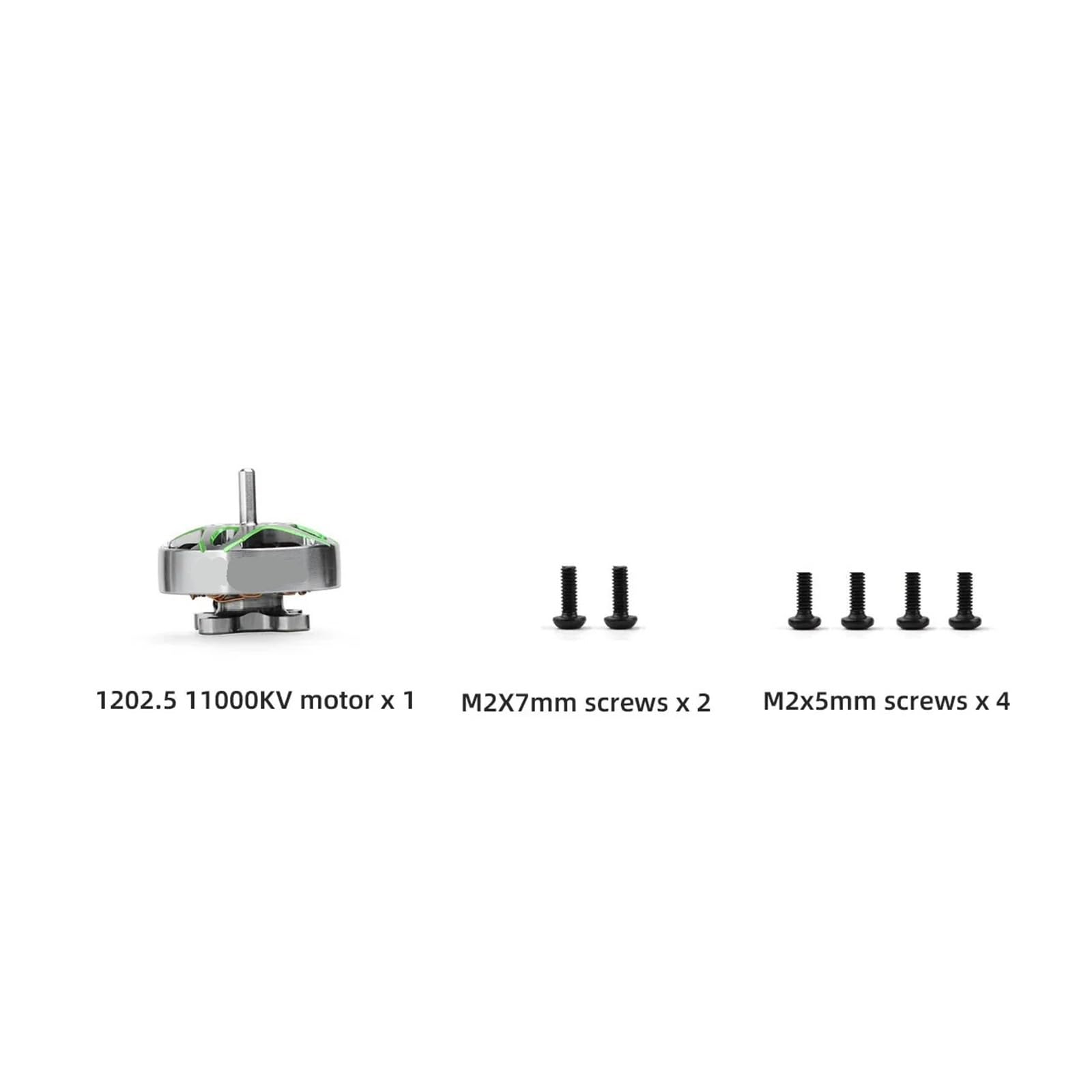 motor brushless 4 motores sin escobillas 1202.5 de 11000 kV, 1-2 s, lipo for drones FPV Freestyle de 85 mm, 2,5 pulgadas y 3 pulgadas.