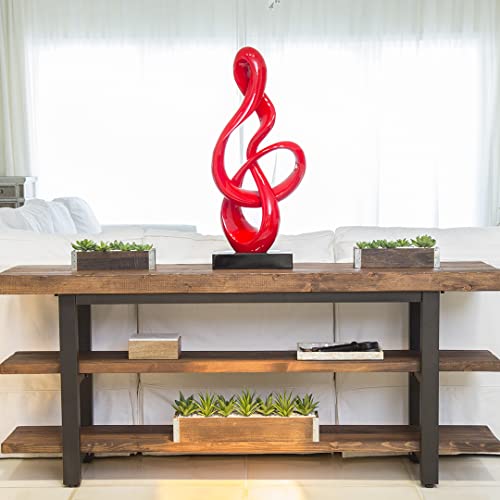 Finesse Decor Abstract Treble Resin Sculpture Decorative Table Centerpiece Modern Home Decor #TOP2