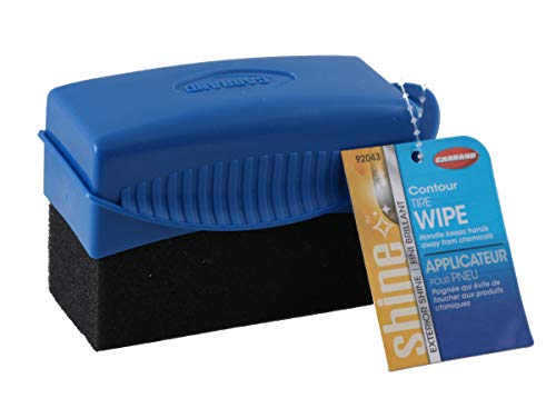 Image of Carrand 92043 Contour Tire Wipe , Blue, 1 Count (Pack of 1)
