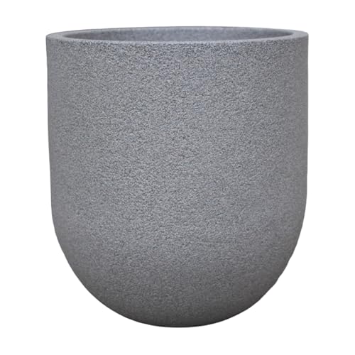 JAPI Pottery Rustic Cask Planter (Stone 21.7 inches)