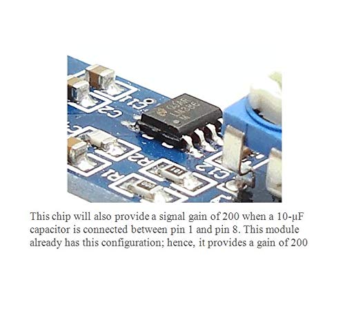 Ardest 200 Times Gain Lm386 Audio Amplifier Amplitude Module Board With Adjustable Resistance Control Potentiometer For Arduino Raspberry Pi Or Musical Projects(Pack Of 5) #TOP4