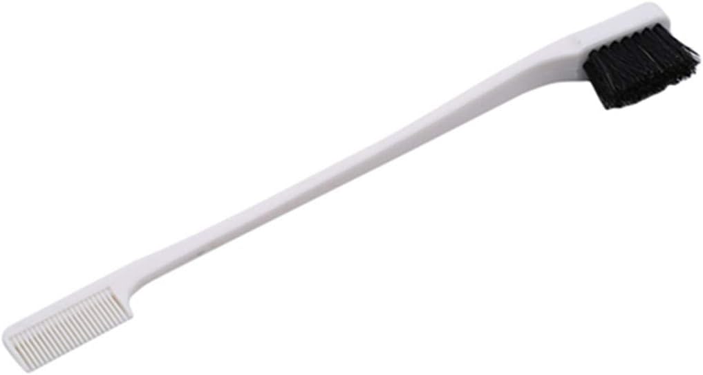 LZIYAN Edge Control Hair Brush Comb Eyebrow Brush Polish Hair Tools Creative Gift For Women,White