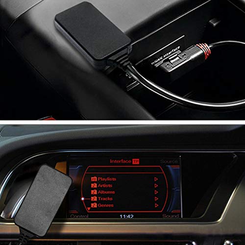 Akozon Cavo, Bluetooth5.0 Adattatore adattatore Aux Car AUX Music Interface Adattatore Bluetooth per AMI MMI MDI A1 / / / / / / / Q3 / / Q7RS4 / RS5 / RS6 / RS7 /