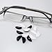 Eyeglasses Nose Pads, 5 Pairs Soft Silicone Self Adhesive Nose Pads,Anti Slip Air Cushion Stick on Nose Piece for Glasses Eyeglasses（Black）