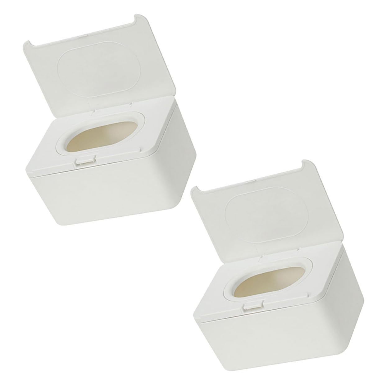 Didiseaon 2 Dispenser per Salviette Umidificate Scatola Salviette e Casa Contenitore Versatile per Salviettine Mascherine e Piccoli Oggetti Facile e Riutilizzabile